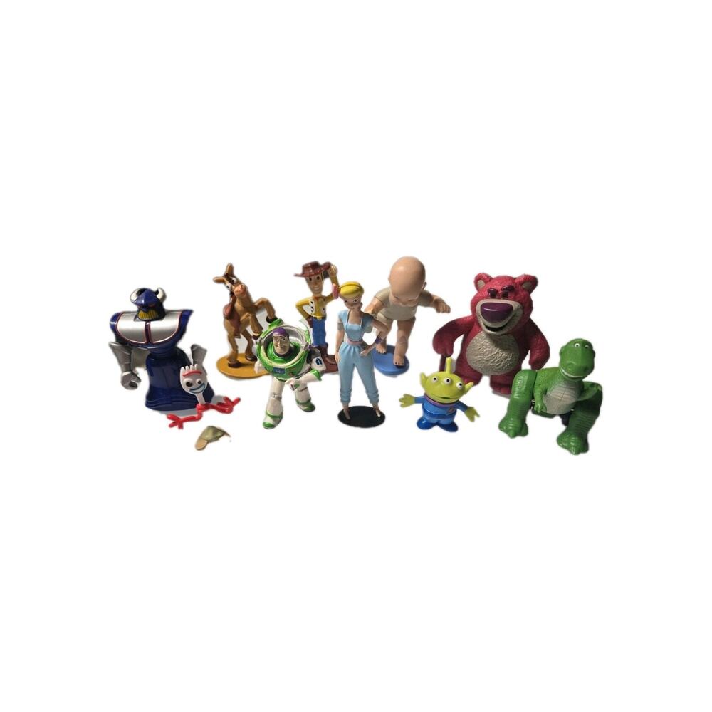 Mattel Disney Pixar Toy Story PVC Figures Cake Toppers Mixed Lot of 10